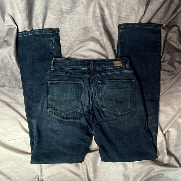 Lee Modern Series Curvy Fit Bootcut Jeans - sz 4 Medium - Picture 11 of 12